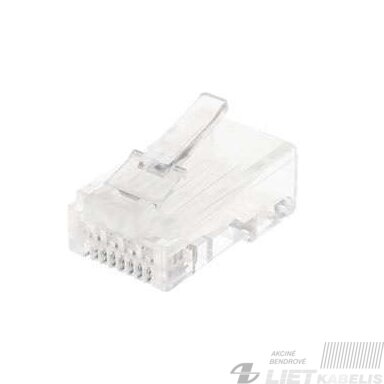 Kištukas kompiuteriui, 8P8C RJ45 kat.6 Kištukas kompiuteriui, 8P8C RJ45 kat.6