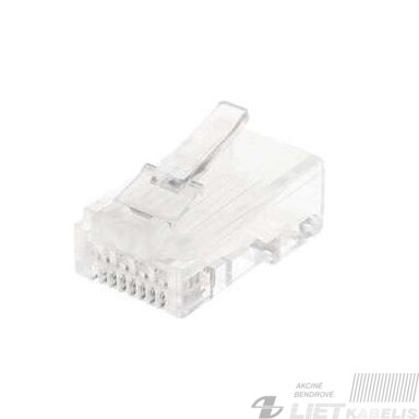 Kištukas komputeriui, 8P8C RJ45 kat.5 Kištukas komputeriui, 8P8C RJ45 kat.5
