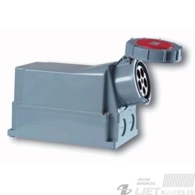 Kištukinis lizdas IZGN 12557, 5x125A, IP66/67, PCE Kištukinis lizdas IZGN 12557, 5x125A, IP66/67, PCE
