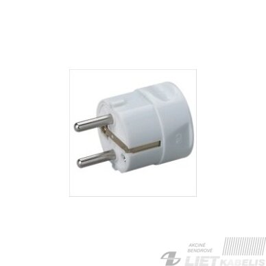 Kištukas C9 16A su įžeminimu,tiesus, juodas, Spector Light Kištukas C9 16A su įžeminimu,tiesus, juodas, Spector Light