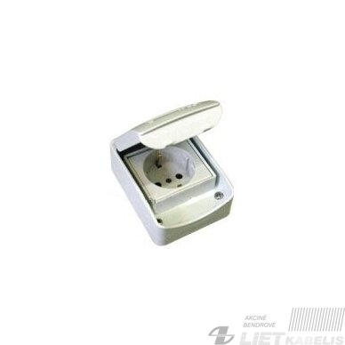 Kištukinis lizdas, įleidžiamas, 81141 16A IP65 Schuko