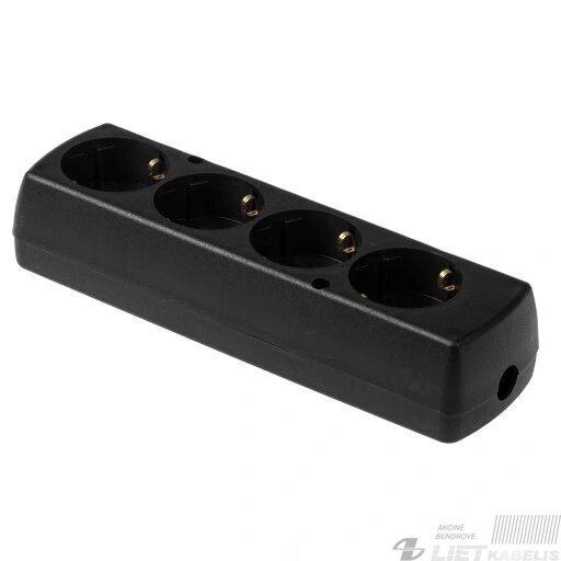 Kištukinis lizdas prailgintuvui 4vietų su įžeminimu, GN-470S, JONEX Kištukinis lizdas prailgintuvui 4vietų su įžeminimu, GN-470S, JONEX