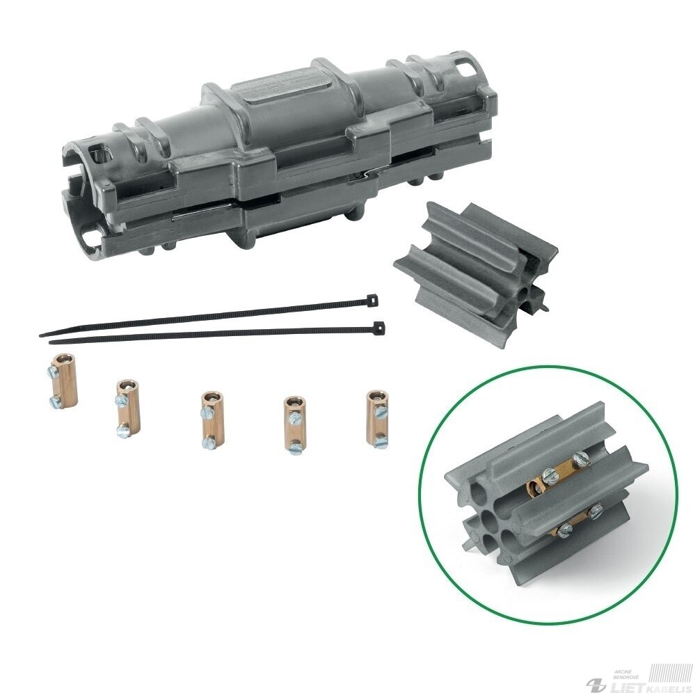 Jungtis gelinė King joint L 25 , 5×10-25mm, IP68, Raytech 1 Jungtis gelinė King joint L 25 , 5×10-25mm, IP68, Raytech 1