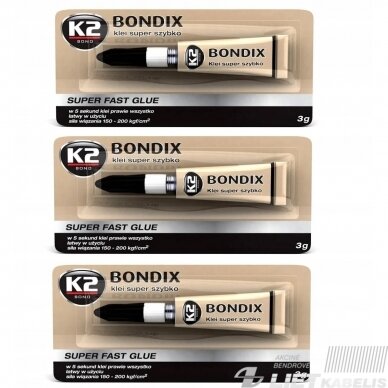 Klijai Super Glue Bondix, 3g