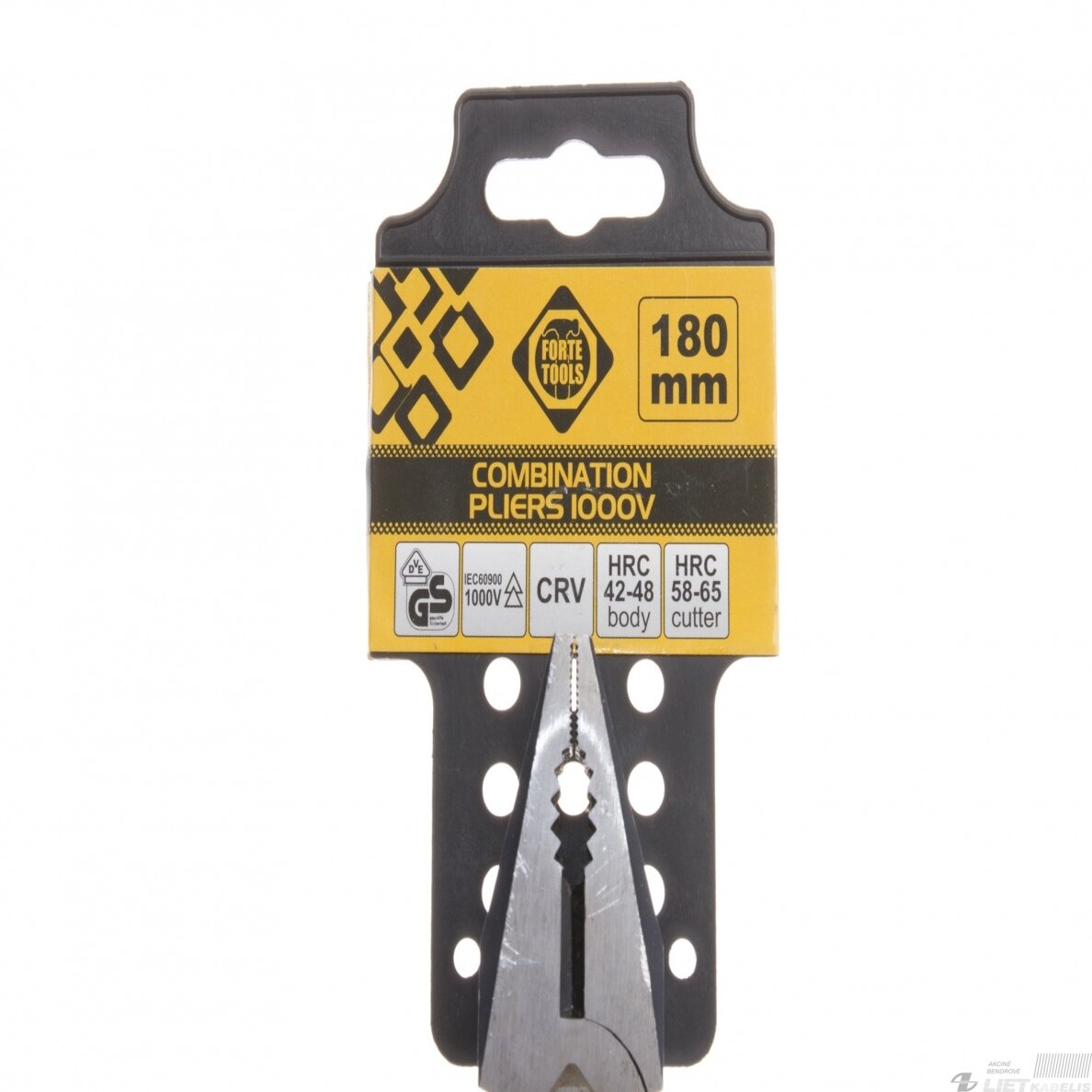 Kombinuotosios replės VDE01001-7 180mm, Forte Tools 2 Kombinuotosios replės VDE01001-7 180mm, Forte Tools 2
