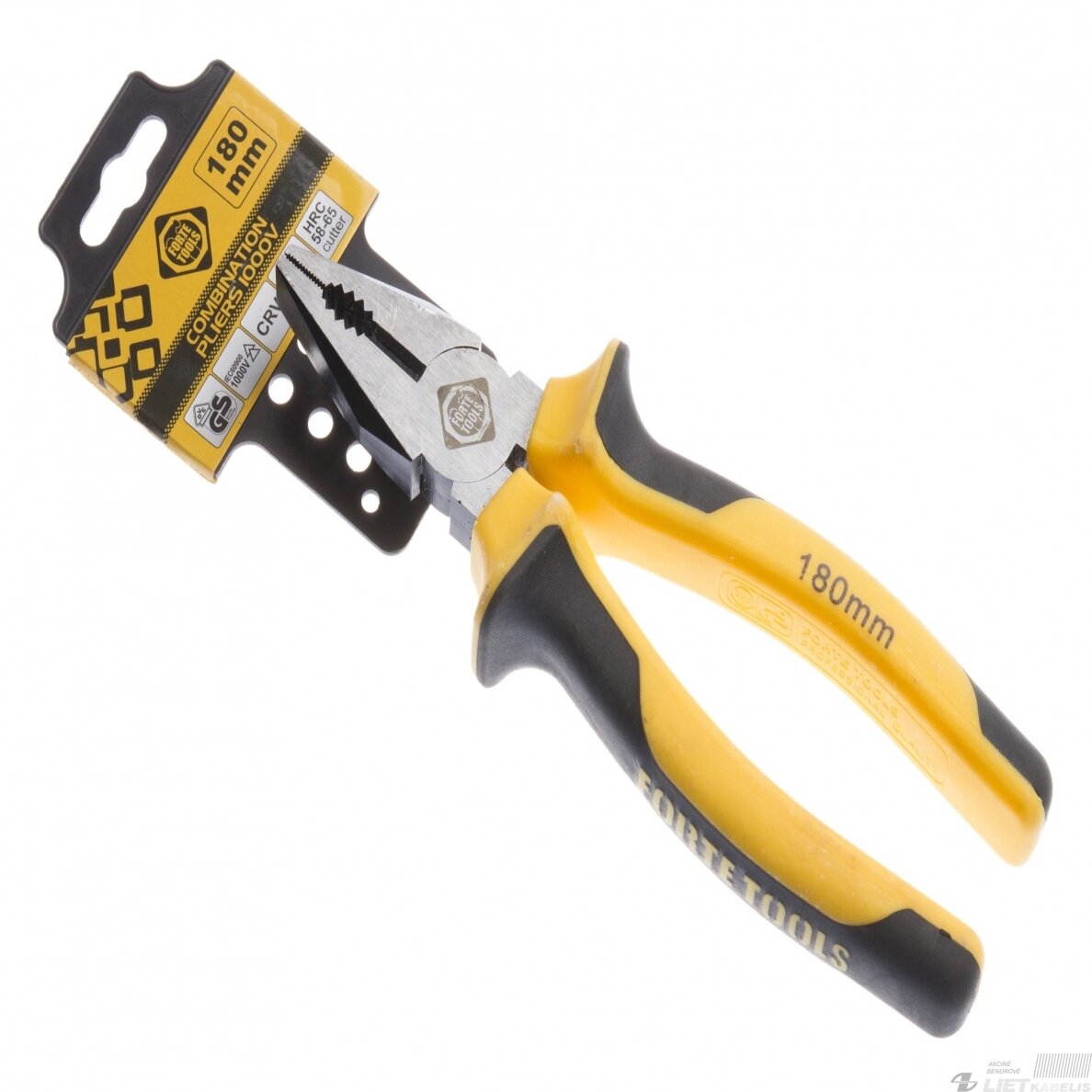 Kombinuotosios replės VDE01001-7 180mm, Forte Tools 1