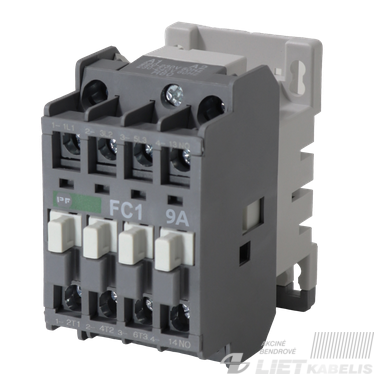Kontaktorius FC1, 9A, 4kW, PF