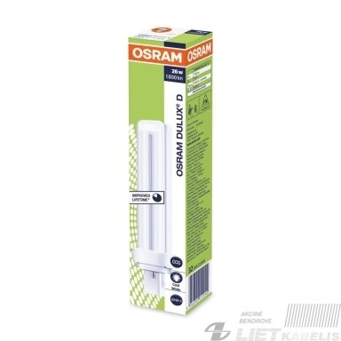 Kompaktinė lempa Dulux 26W/840, G24d-3, 2P, Osram Kompaktinė lempa Dulux 26W/840, G24d-3, 2P, Osram