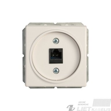 Kompiuterio lizdas, KLRJ45-15e1-02 smėlio sp., ST-150 Kompiuterio lizdas, KLRJ45-15e1-02 smėlio sp., ST-150