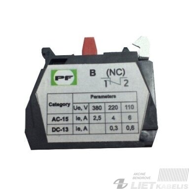 Kontaktas 1B NC , Promfactor Baltic
