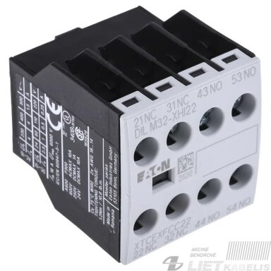 Kontaktas papildomas DILM32-XHI22 2NO 2NC, Eaton Kontaktas papildomas DILM32-XHI22 2NO 2NC, Eaton