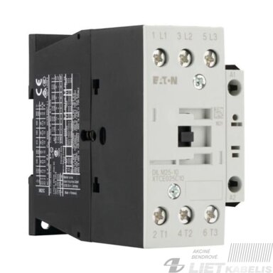 Kontaktorius DILM25-10 25A, 11kW, 4NO, Eaton