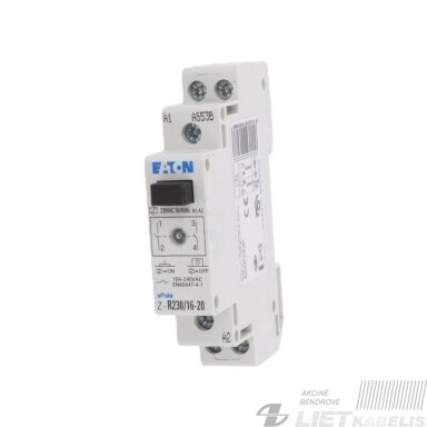 Modulinis kontaktorius su mygtuku, Z-R230/16-20(16A)Eaton