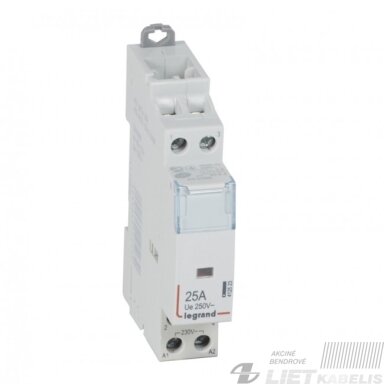 Kontaktorius modulinis CX3 1P, 250 V, 25A - 2 NO LEGRAND
