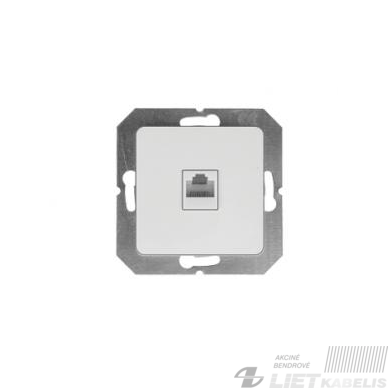 Kompiuterio lizdas, KLRJ45-15e2-02 be rėmelio, baltas, SL-250