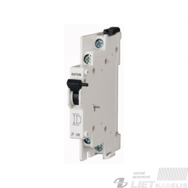 Kontaktas papildomas ZP-IHK 230V, 3A, 1NO+1NC, IP20, EATON Kontaktas papildomas ZP-IHK 230V, 3A, 1NO+1NC, IP20, EATON