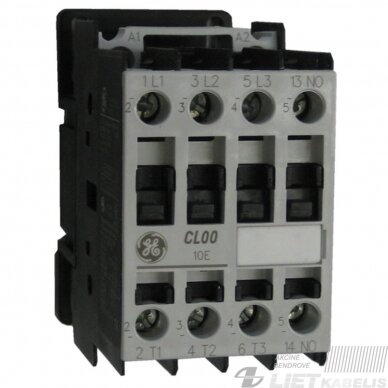 Kontaktorius CL00A310ATD 24VAC 4kW GE Kontaktorius CL00A310ATD 24VAC 4kW GE