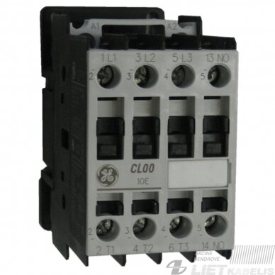 Kontaktorius CL00A310TN, 9A, 4kW, GE Kontaktorius CL00A310TN, 9A, 4kW, GE