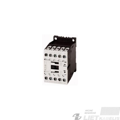 Kontaktorius DILM15-10 15,5A 7.5kW 4NO Eaton Kontaktorius DILM15-10 15,5A 7.5kW 4NO Eaton