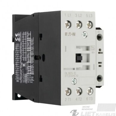 Kontaktorius DILM25-10 25A, 11kW, 4NO, Eaton Kontaktorius DILM25-10 25A, 11kW, 4NO, Eaton