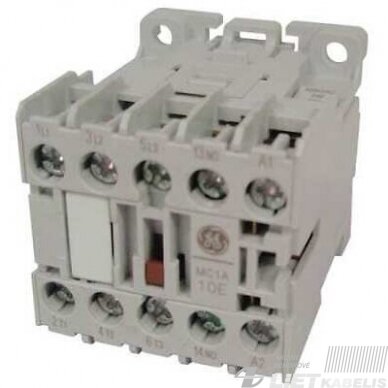 Kontaktorius MC1A310ATN 4.0kW 4NO mini, GE Kontaktorius MC1A310ATN 4.0kW 4NO mini, GE
