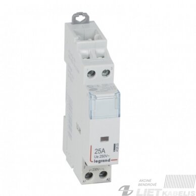Kontaktorius modulinis CX3 1P, 250 V, 25A - 2 NO LEGRAND
