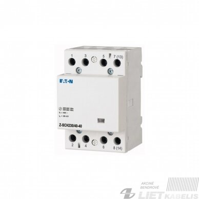 Kontaktorius modulinis Z-SCH230/40-40, 4NO, Eaton Kontaktorius modulinis Z-SCH230/40-40, 4NO, Eaton