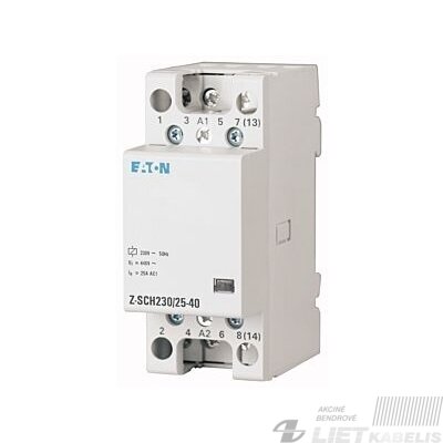 Modulinis kontaktorius Z-SCH230/3/25-40 4NO, Eaton