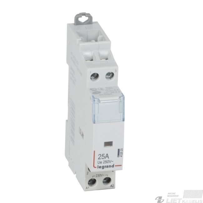 Kontaktorius modulinis CX3 1P, 250 V, 25A - 2 NO LEGRAND