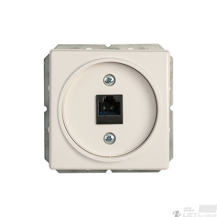 Kompiuterio lizdas, KLRJ45-15e1-02 smėlio sp., ST-150 Kompiuterio lizdas, KLRJ45-15e1-02 smėlio sp., ST-150