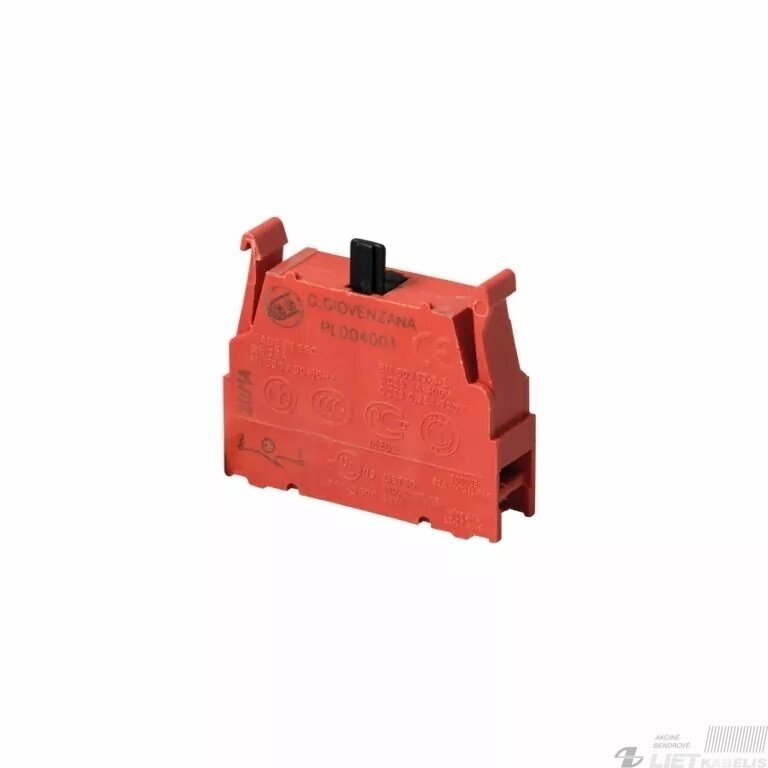 Kontaktas PL004001 1NC 16A GG