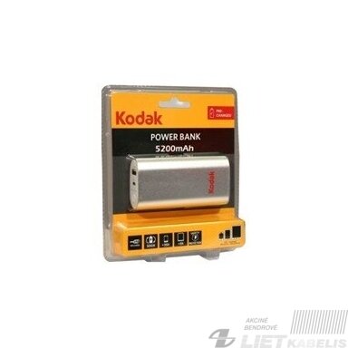 Kroviklis Portable charger 5200mAh, Kodak Kroviklis Portable charger 5200mAh, Kodak