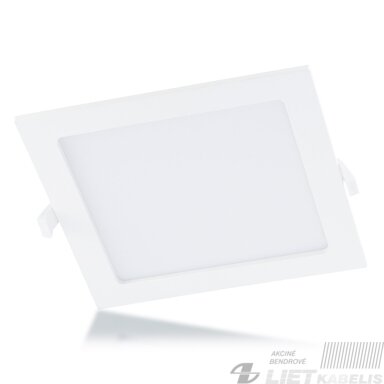 Kvadratinis LED šviestuvas 18W, 3000K, Nextec