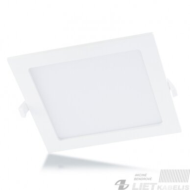 Kvadratinis LED šviestuvas 18W, 3000K, Nextec Kvadratinis LED šviestuvas 18W, 3000K, Nextec