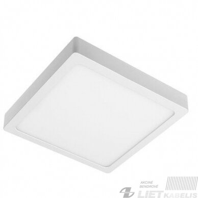 LED šviestuvas Matis Plus pridedamas, kvadratinis, 24W, 4000K, 2000lm, IP20, GTV LED šviestuvas Matis Plus pridedamas, kvadratinis, 24W, 4000K, 2000lm, IP20, GTV