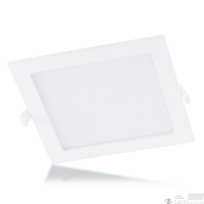 Kvadratinis LED šviestuvas 18W, 3000K, Nextec Kvadratinis LED šviestuvas 18W, 3000K, Nextec