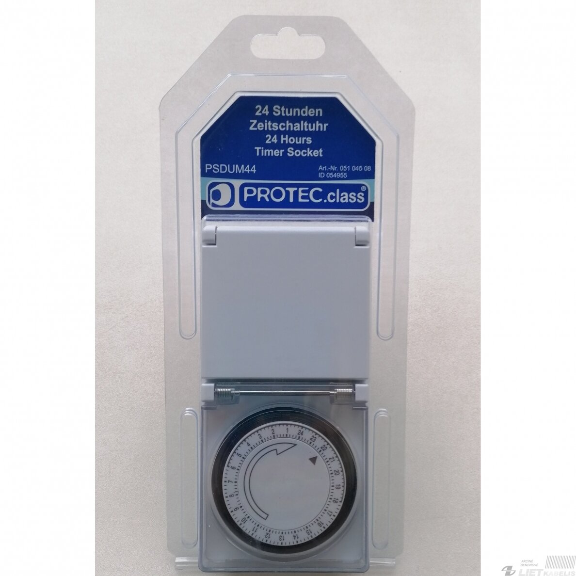 Laikmatis mechaninis paros PSDUM44 , IP44, PROTEC 1 Laikmatis mechaninis paros PSDUM44 , IP44, PROTEC 1