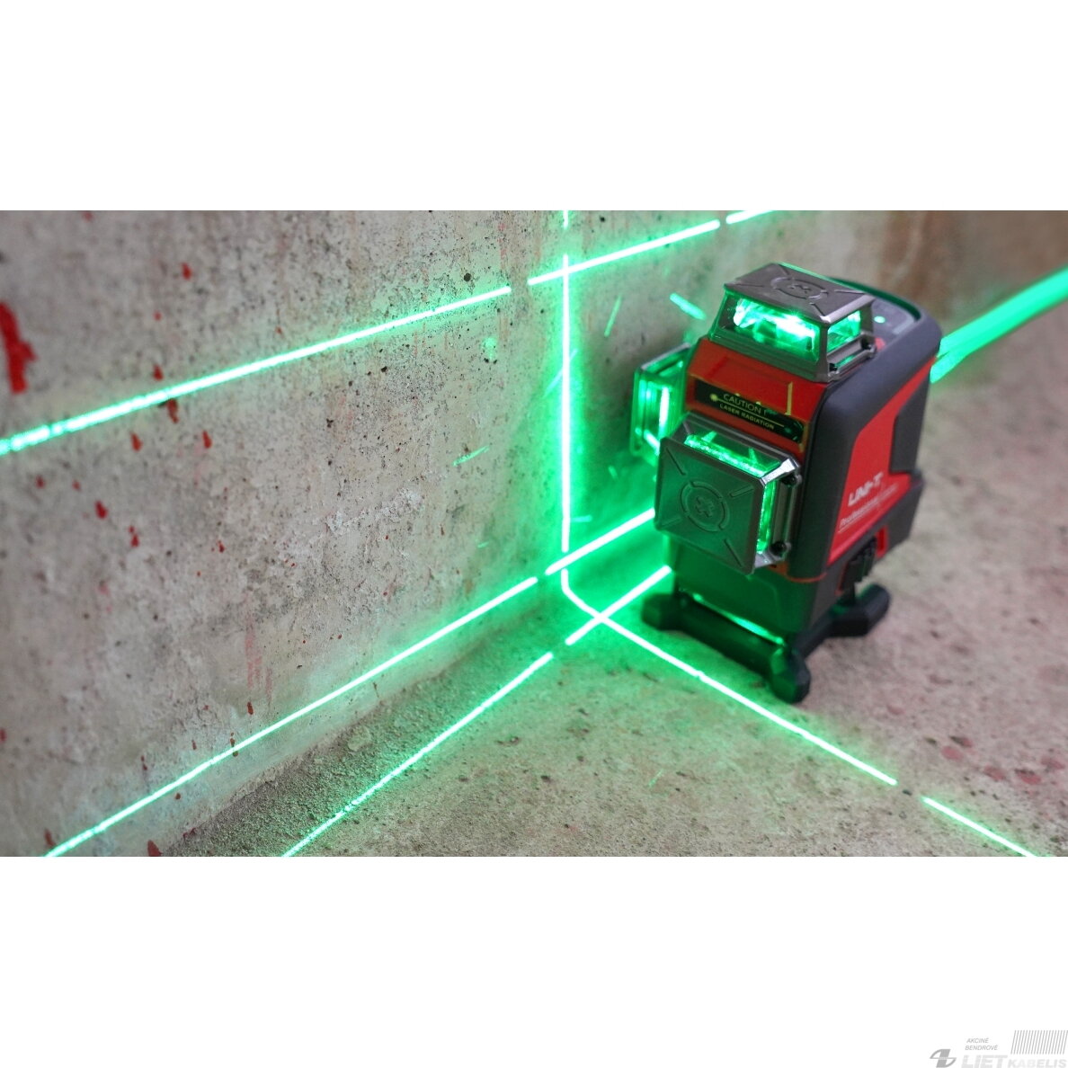 Lazerinis nivelyras, 3D 16 linijų, žalio spindulio, Uni-t 6 Lazerinis nivelyras, 3D 16 linijų, žalio spindulio, Uni-t 6