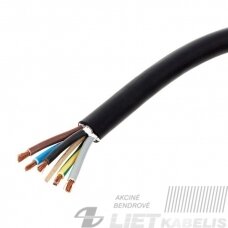 Lankstus kabelis gumine izoliacija H07RN-F 5x25 mm², guma, Eletrokabel