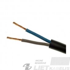 Lankstus kabelis su gumine izoliacija H05RR-F 2x0.75mm² Elektrokabel
