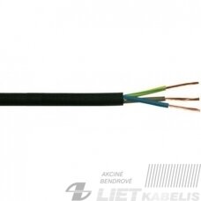 Lankstus kabelis gumine izoliacija H05RR-F 3x1.5mm² Elektrokabel