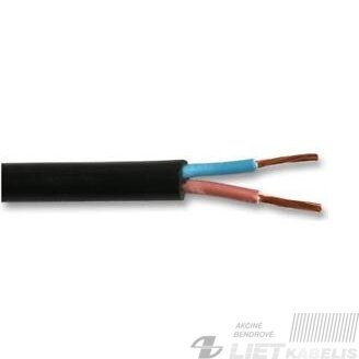 Lankstus kabelis su gumine izoliacija H05RR-F 2x2,5mm² Elektrokabel