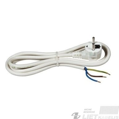 Laidas su kištuku H05VV-F 3x1,5  5m Okko