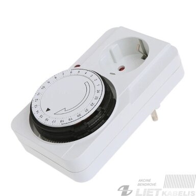 Laikmatis mechaninis savaitės TWG-1, IP20, Haushalt Laikmatis mechaninis savaitės TWG-1, IP20, Haushalt