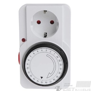 Laikmatis paros TG22A, 3680W,  mechaninis,  SAFE EASY