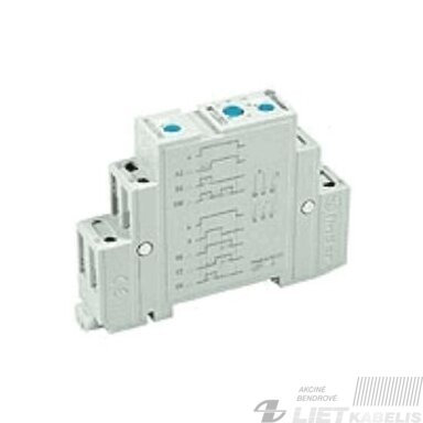 Laiko relė universali 16A 12-240V Finder Laiko relė universali 16A 12-240V Finder