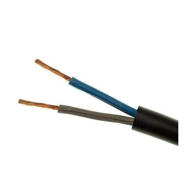 Lankstus kabelis su gumine izoliacija H05RR-F 2x0.75mm² Elektrokabel Lankstus kabelis su gumine izoliacija H05RR-F 2x0.75mm² Elektrokabel