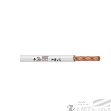 Lankstus viengyslis daugiavielis laidas H05V-K 0,75mm² Lietkabelis Lankstus viengyslis daugiavielis laidas H05V-K 0,75mm² Lietkabelis