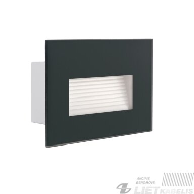 Lauko šviestuvas Glasi LED 3W, 235lm, 3000K, antracito spalva, IP44, Kanlux Lauko šviestuvas Glasi LED 3W, 235lm, 3000K, antracito spalva, IP44, Kanlux