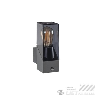 Lauko šviestuvas Laven EL28 10W, E27, IP44, su judesio davikliu, Kanlux
